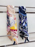 Louis Vuitton Fashion Versatile Double Sided Same Color Silk Square Towel 90 x 90 CM