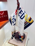 Gucci Fashion Versatile Double Sided Same Color Silk Square Towel 90 x 90 CM