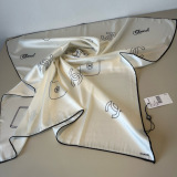 Chanel Fashion Versatile No.5 Perfume Logo Printed Silk Square 90 x 90 CM