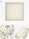 Chanel Fashion Versatile Double Sided Same Color Silk Square Towel 90 x 90 CM
