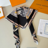 Louis Vuitton Fashion Versatile Silk Square Towel 90 x 90 CM