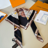 Louis Vuitton Fashion Versatile Silk Square Towel 90 x 90 CM