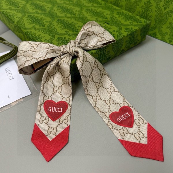 Gucci Fashion Retro Classic Double G Love Hair Strap 5 x 86 CM
