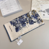 Dior Butterfly Around The World Fashion Versatile Silk Square Towel 90 x 90 CM