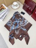 Gucci Fashion Versatile Double Sided Same Color Silk Square Towel 90 x 90 CM