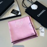 Chanel Fashion Versatile No.5 Perfume Logo Printed Silk Square 90 x 90 CM