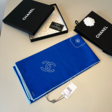 Chanel Fashion Versatile No.5 Perfume Logo Printed Silk Square 90 x 90 CM