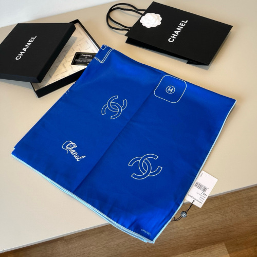 Chanel Fashion Versatile No.5 Perfume Logo Printed Silk Square 90 x 90 CM