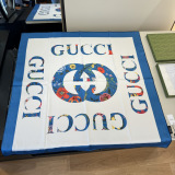 Gucci Fashion Versatile Floral Logo Printed Silk Square Towel 90 x 90 CM