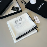 Chanel Fashion Versatile No.5 Perfume Logo Printed Silk Square 90 x 90 CM