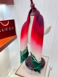 Gucci Fashion Versatile Double Sided Same Color Silk Square Towel 90 x 90 CM