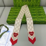 Gucci Fashion Retro Classic Double G Love Hair Strap 5 x 86 CM