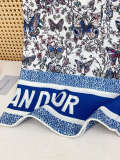 Dior New Fashion Versatile Double Sided Cashmere Square Towel 140 x 140 CM