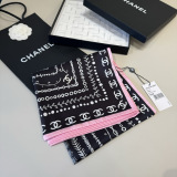 Chanel Fashion Versatile Silk Square Towel 90 x 90 CM