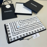 Chanel Fashion Versatile Silk Square Towel 90 x 90 CM