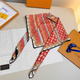 Louis Vuitton Classic Fashion Versatile Logo Chain Printed Silk Square Towel 90 x 90 CM