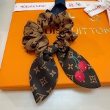 Louis Vuitton Fashion Versatile Cute Rabbit Ears Silk Hairbands