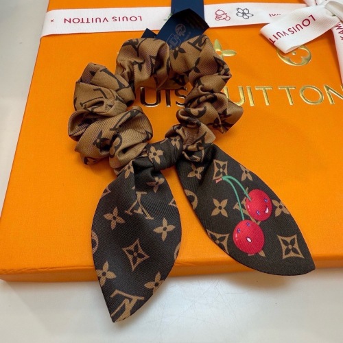 Louis Vuitton Fashion Versatile Cute Rabbit Ears Silk Hairbands