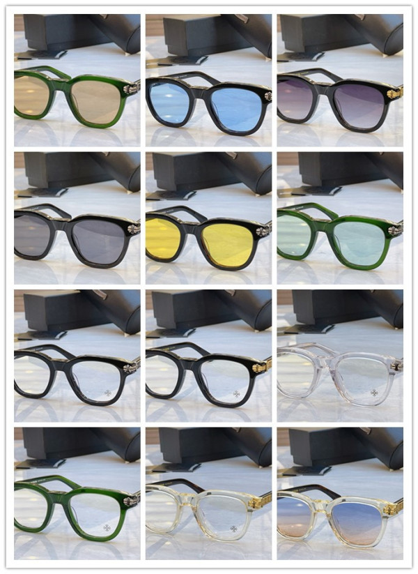Chrome Hearts Fashion Personalized Versatile Glasses Model: MOS Size: 52-21-153