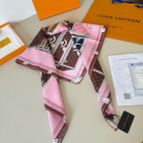 Louis Vuitton Fashion Versatile Silk Square Towel 90 x 90 CM