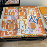 Louis Vuitton Fashion Versatile Silk Square Towel 90 x 90 CM