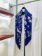 Dior Fashion Versatile Double Sided Same Color Silk Square Towel 90 x 90 CM