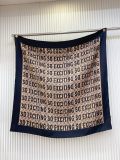 Gucci Fashion Versatile Double Sided Same Color Silk Square Towel 90 x 90 CM