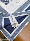 Dior Fashion Versatile Double Sided Silk Square Towel 90 x 90 CM