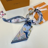 Louis Vuitton Fashion Versatile Vivienne World Tour Printed Silk Square Towel 90 x 90 CM