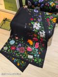 Chanel Fashion Versatile Flower Double Sided Cashmere Square Towel 140 x 140 CM