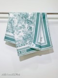 Dior Fashion Versatile Double Sided Silk Square Towel 90 x 90 CM