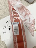 Dior Fashion Versatile Printed Silk Hair Strap Scarf 6x 100 CM