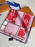 Louis Vuitton Fashion Versatile Silk Square Towel 90 x 90 CM
