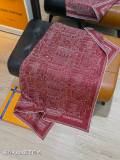 Louis Vuitton Fashion Versatile Double Sided Silk Square Towel 90 x 90 CM