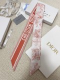 Dior Fashion Versatile Printed Silk Hair Strap Scarf 6x 100 CM