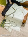 Gucci Fashion Versatile Double Sided Silk Square Towel 90 x 90 CM