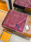 Louis Vuitton Fashion Versatile Double Sided Silk Square Towel 90 x 90 CM