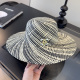 Chanel New Fashion Versatile Top Hat Grass Hat 57CM
