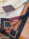 Gucci Fashion Versatile Double Sided Silk Square Towel 90 x 90 CM