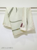 Gucci Fashion Versatile Double Sided Silk Square Towel 90 x 90 CM