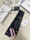 Chanel Fashion Versatile Silk Hair Strap Paddle Scarf 6x 120 CM