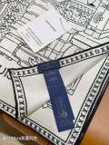 Louis Vuitton Fashion Versatile Double Sided Silk Square Towel 90 x 90 CM