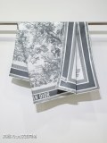 Dior Fashion Versatile Double Sided Silk Square Towel 90 x 90 CM