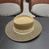 Gucci Fashion Versatile Dome Hollow Grass Hat Sunscreen Hat