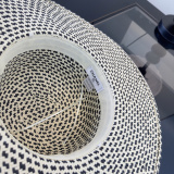 Chanel New Fashion Style Versatile Sunshade Hat Grass Hat 57CM