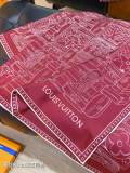 Louis Vuitton Fashion Versatile Double Sided Silk Square Towel 90 x 90 CM