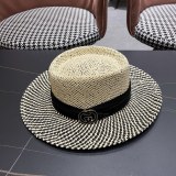 Gucci Fashion Versatile Dome Hollow Grass Hat Sunscreen Hat