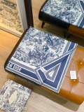 Dior Fashion Versatile Double Sided Silk Square Towel 90 x 90 CM