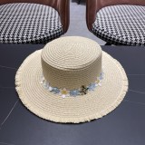 Chanel Fashion Versatile Straw Hat Beach Sunscreen Hat