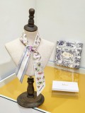 Dior Fashion Versatile Double Sided Silk Ribbon Hair Strap 6 x 105 CM